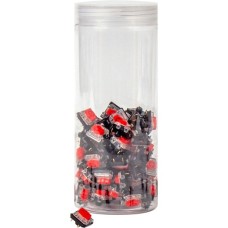 Keychron Gateron Low Profile Mechanical Red Switch-Set, Tastenschalter(rot/transparent, 110 Stück)