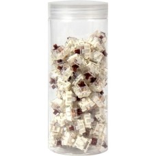 Keychron Gateron Silent Brown Switch-Set, Tastenschalter(braun/transparent, 110 Stück)