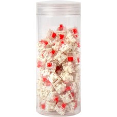 Keychron Gateron Silent Red Switch-Set, Tastenschalter(rot/transparent, 110 Stück)