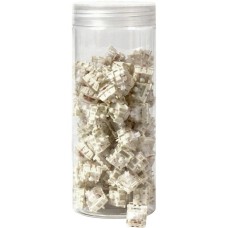 Keychron Gateron Silent White Switch-Set, Tastenschalter(weiß/transparent, 110 Stück)