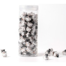 Keychron K Pro Silver Switch-Set, Tastenschalter(silber/transparent, 110 Stück)