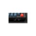 Keychron Q5 Knob, Gaming-Tastatur(schwarz/blaugrau, DE-Layout, Gateron G Pro Red, Hot-Swap, Aluminiumrahmen, RGB)