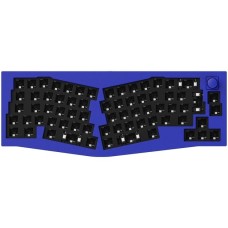 Keychron Q8 Barebone ISO Knob, Gaming-Tastatur(blau, Alice Layout, Hot-Swap, Aluminiumrahmen, RGB)