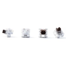 Keychron Silent K Pro Brown Switch-Set, Tastenschalter(braun/transparent, 110 Stück)