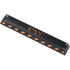 Keychron Spacebar Aluminum Alloy Artisan Keycap, Tastenkappe(schwarz/orange)