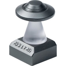 Keychron UFO Aluminum Alloy Artisan Keycap, Tastenkappe(schwarz/silber)