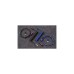 USB-C Stecker(blau, 1,08 Meter, abgewinkelter Stecker)