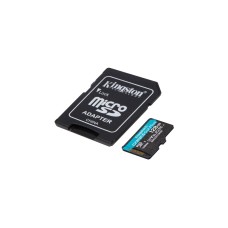 Kingston Canvas Go! Plus 128 GB microSDXC, Speicherkarte(schwarz, UHS-I U3, Class 10, V30, A2)