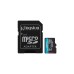 Kingston Canvas Go! Plus 128 GB microSDXC, Speicherkarte(schwarz, UHS-I U3, Class 10, V30, A2)