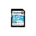 Kingston Canvas Go! Plus 512 GB SDXC, Speicherkarte(schwarz, UHS-I U3, Class 10, V30)