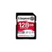Kingston Canvas React Plus 128 GB SDXC, Speicherkarte(schwarz, UHS-II U3, Class 10, V90)