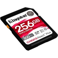 Kingston Canvas React Plus 256 GB SDXC, Speicherkarte(schwarz, UHS-II U3, Class 10, V90)