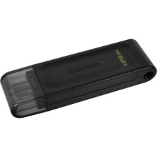 Kingston DataTraveler 70 128 GB, USB-Stick(schwarz, USB-C 3.2 (5 Gbit/s))