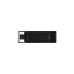 Kingston DataTraveler 70 128 GB, USB-Stick(schwarz, USB-C 3.2 (5 Gbit/s))