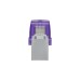 Kingston DataTraveler microDuo 3C 256 GB, USB-Stick(violett/transparent, USB-A 3.2 Gen 1, USB-C 3.2 Gen 1)