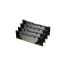 Kingston FURY DIMM 128 GB DDR4-3600 (4x 32 GB) Quad-Kit, Arbeitsspeicher(schwarz, KF436C18RB2K4/128, Renegade, INTEL XMP)