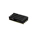 Kingston FURY DIMM 128 GB DDR5-5200 (4x 32 GB) Quad-Kit, Arbeitsspeicher(schwarz, KF552C40BBK4-128, Fury Beast, INTEL XMP)
