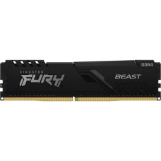 Kingston FURY DIMM 16 GB DDR4-2666, Arbeitsspeicher(schwarz, KF426C16BB1/16, Beast, INTEL XMP)