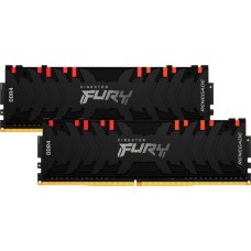 Kingston FURY DIMM 16 GB DDR4-3200 (2x 8 GB) Dual-Kit, Arbeitsspeicher(schwarz, KF432C16RBAK2/16, Renegade RGB, INTEL XMP)