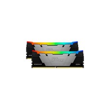 Kingston FURY DIMM 16 GB DDR4-3600 (2x 8 GB) Dual-Kit, Arbeitsspeicher(schwarz, KF436C16RB2AK2/16, Renegade RGB, INTEL XMP)
