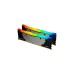 Kingston FURY DIMM 16 GB DDR4-3600 (2x 8 GB) Dual-Kit, Arbeitsspeicher(schwarz, KF436C16RB2AK2/16, Renegade RGB, INTEL XMP)