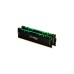 Kingston FURY DIMM 16 GB DDR4-3600 (2x 8 GB) Dual-Kit, Arbeitsspeicher(schwarz, KF436C16RBAK2/16, Renegade RGB, INTEL XMP)