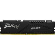 Kingston FURY DIMM 16 GB DDR5-5200, Arbeitsspeicher(schwarz, KF552C40BB-16, FURY Beast, INTEL XMP)