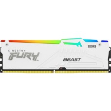 Kingston FURY DIMM 16 GB DDR5-5200, Arbeitsspeicher(weiß, KF552C36BWEA-16, Beast RGB, INTEL XMP, AMD EXPO)