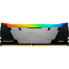 Kingston FURY DIMM 32 GB DDR4-3600 , Arbeitsspeicher(schwarz, KF436C18RB2A/32, Renegade RGB, INTEL XMP)