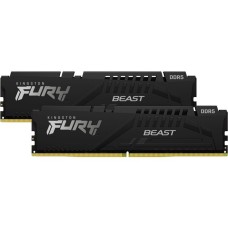 Kingston FURY DIMM 32 GB DDR5-5200 (2x 16 GB) Dual-Kit, Arbeitsspeicher(schwarz, KF552C40BBK2-32, FURY Beast, INTEL XMP)