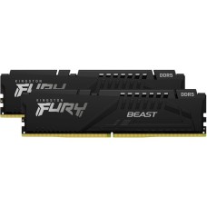 Kingston FURY DIMM 32 GB DDR5-5200 (2x 16 GB) Dual-Kit, Arbeitsspeicher(schwarz, KF552C36BBEK2-32, Fury Beast, INTEL XMP, AMD EXPO)