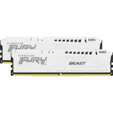 Kingston FURY DIMM 32 GB DDR5-5200 (2x 16 GB) Dual-Kit, Arbeitsspeicher(weiß, KF552C40BWK2-32, Beast, INTEL XMP)