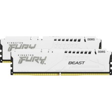 Kingston FURY DIMM 32 GB DDR5-5600 (2x 16 GB) Dual-Kit, Arbeitsspeicher(weiß, KF556C40BWK2-32, Beast, INTEL XMP)
