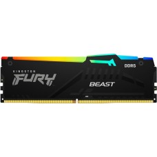 Kingston FURY DIMM 32 GB DDR5-5600, Arbeitsspeicher(schwarz, KF556C36BBEA-32, Beast RGB, AMD EXPO)