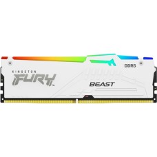 Kingston FURY DIMM 32 GB DDR5-5600, Arbeitsspeicher(weiß, KF556C36BWEA-32, Beast RGB, AMD EXPO)