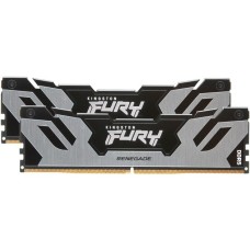 Kingston FURY DIMM 32 GB DDR5-6400 (2x 16 GB) Dual-Kit, Arbeitsspeicher(schwarz/silber, KF564C32RSK2-32, Fury Renegade Silver, INTEL XMP)