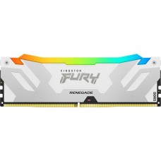 Kingston FURY DIMM 32 GB DDR5-6400, Arbeitsspeicher(weiß, KF564C32RWA-32, Renegade RGB XMP, INTEL XMP)