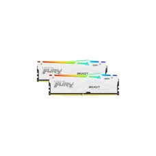 Kingston FURY DIMM 64 GB DDR5-5200 (2x 32 GB) Dual-Kit, Arbeitsspeicher(weiß, KF552C36BWEAK2-64, Beast RGB, AMD EXPO)