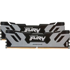 Kingston FURY DIMM 64 GB DDR5-6000 (2x 32 GB) Dual-Kit, Arbeitsspeicher(schwarz/silber, KF560C32RSK2-64, Fury Renegade Silver, INTEL XMP)
