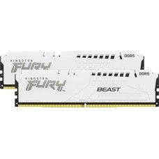 Kingston FURY DIMM 64 GB DDR5-6000 (2x 32 GB) Dual-Kit, Arbeitsspeicher(weiß, KF560C40BWK2-64, Beast, INTEL XMP)