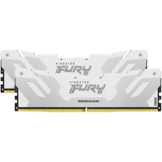 Kingston FURY DIMM 64 GB DDR5-6400 (2x 32 GB) Dual-Kit, Arbeitsspeicher(weiß, KF564C32RWK2-64, Renegade XMP, INTEL XMP)