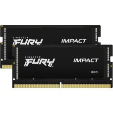 Kingston FURY SO-DIMM 64 GB DDR5-5600 (2x 32 GB) Dual-Kit, Arbeitsspeicher(schwarz, KF556S40IBK2-64, Impact)