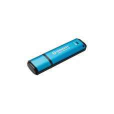 Kingston IronKey Vault Privacy 50 32 GB, USB-Stick(hellblau/schwarz, USB-A 3.2 Gen 1)