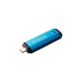 Kingston IronKey Vault Privacy 50 8 GB, USB-Stick(hellblau/schwarz, USB-C 3.2 Gen 1)
