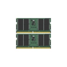 Kingston SO-DIMM 64 GB DDR5-5200 (2x 32 GB) Dual-Kit, Arbeitsspeicher(grün, KVR52S42BD8K2-64, Value RAM)