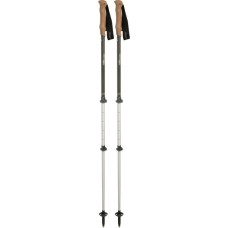 Komperdell Ridgehiker Cork Powerlock, Fitnessgerät(schwarz/silber, 1 Paar, 105-140 cm)