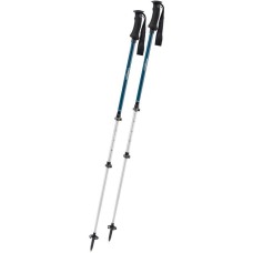 Komperdell Trekmaster Powerlock, Fitnessgerät(silber/blau, 1 Paar, 105 - 140 cm)