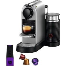 Krups Nespresso CitiZ&Milk XN761B, Kapselmaschine(silber)