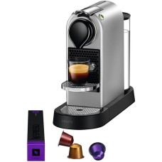 Krups Nespresso CitiZ XN741B, Kapselmaschine(silber)