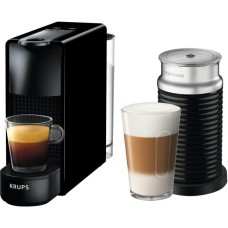 Krups Nespresso Essenza Mini & Aeroccino3, Kapselmaschine(schwarz)